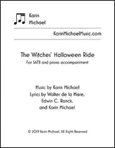 The Witches' Halloween Ride SATB choral sheet music cover